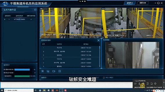 AI賦能，施羅德新一代干熄焦吊鉤智能防控系統(tǒng)