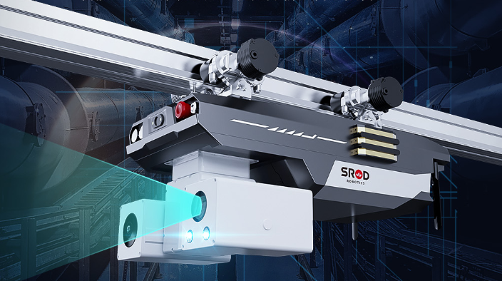 懸掛軌道式智能巡檢機器人